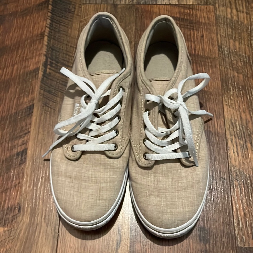 VANS tan/white
